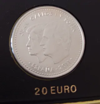 Moneda 20€ Conmemorativa 2011 Día Mujer