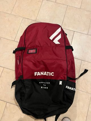 Zaino Fanatic porta SUP nero/rosso