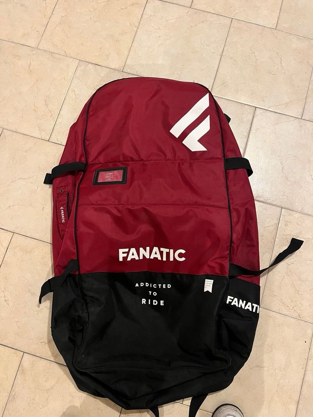 Zaino Fanatic porta SUP nero/rosso