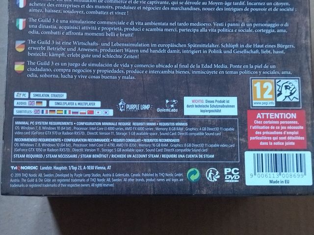 The Guild 3 Aristocratic Edition PC