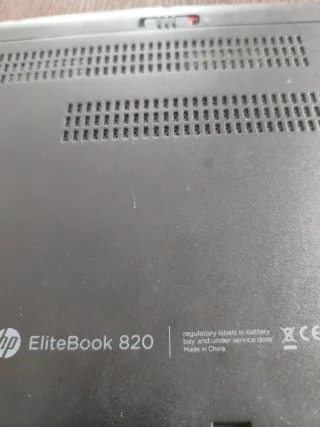 HP Elitebook 820 G1 gris/plata