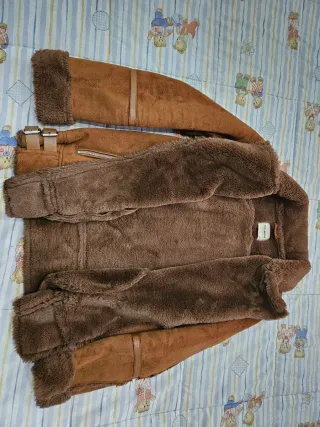 Cazadora marrón forrada