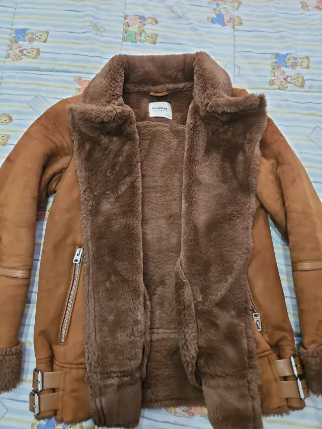 giacca foderata marrone