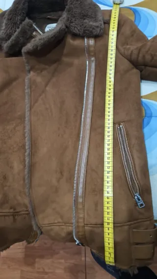 Cazadora marrón forrada