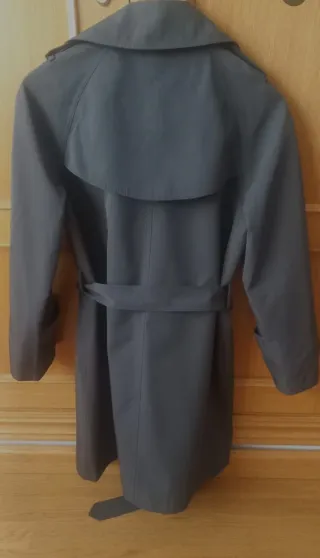 Gabardina mujer gris