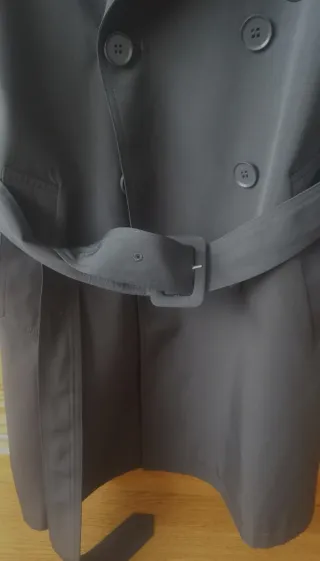 Gabardina mujer gris