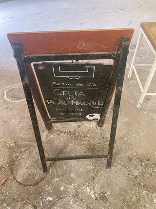 Letrero Bar Coca-Cola menú bar