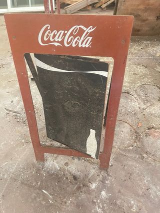 Letrero Bar Coca-Cola menú bar