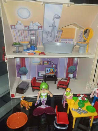 Casa de Muñecas Playmobil con Accesorios