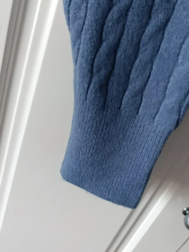 Camisola Zara tricotada oito camisola oversize XL