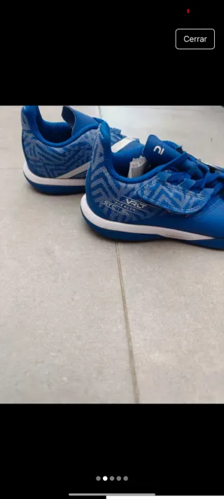 Botas de fútbol niño talla 35