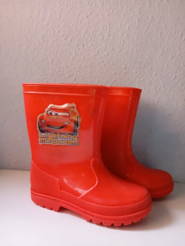 Botas de agua Cars Rayo McQueen Talla 27