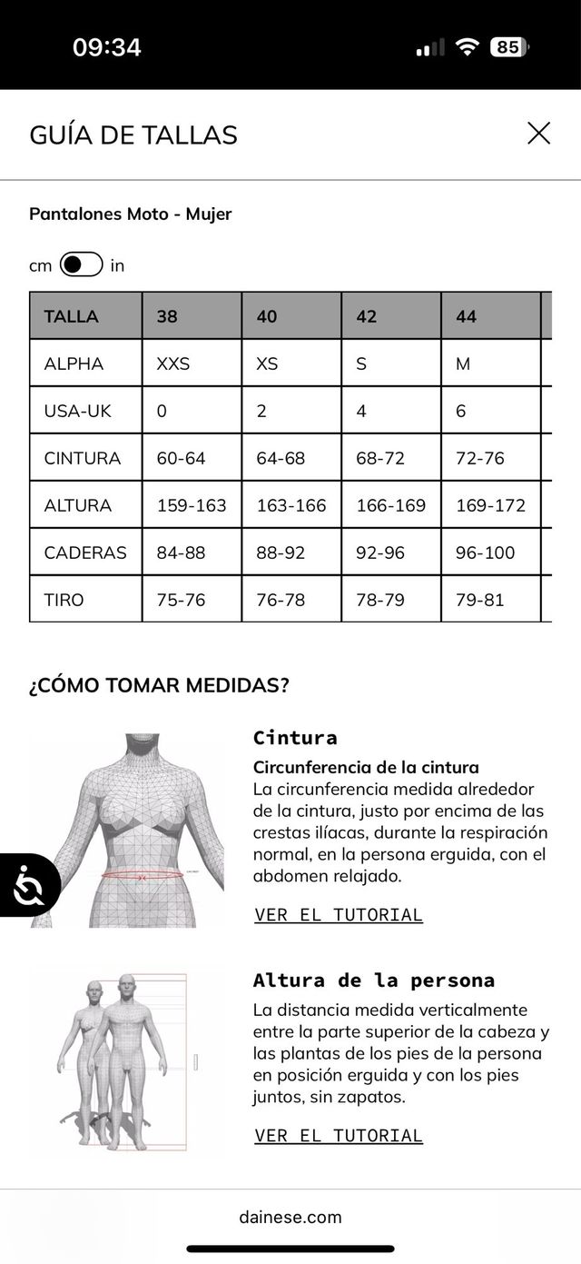 Pantalones Dainese Gore-Tex Mujer talla m