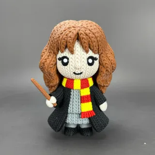 Figura Hermione Crochet 3D