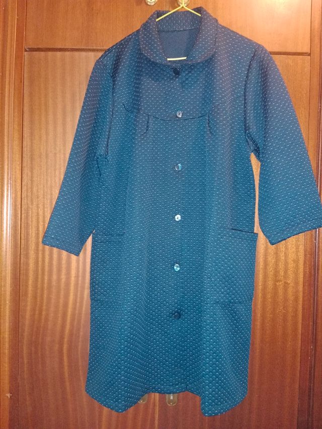 Vata señora azul  marino y roja burdeos, Miden 44