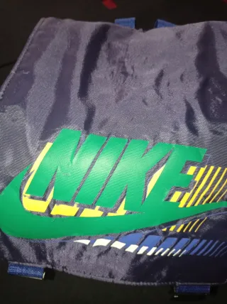 Mochila Vintage Nike Azul y Amarilla