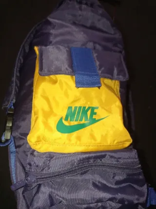 Mochila Vintage Nike Azul y Amarilla