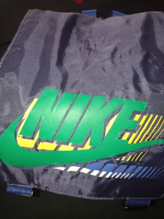 Mochila Vintage Nike Azul y Amarilla