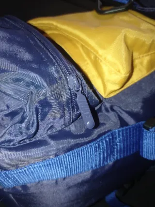 Mochila Vintage Nike Azul y Amarilla