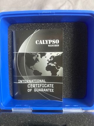 Reloj Calypso Azul con Certificado