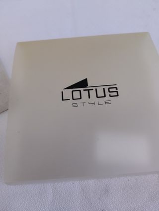 Colgante Lotus Hombre Plata y Negro