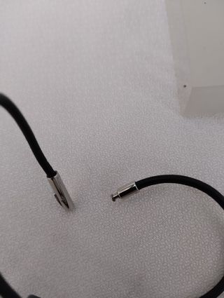 Colgante Lotus Hombre Plata y Negro