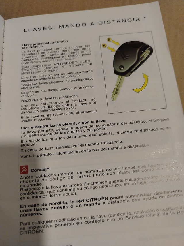 Manual de empleo Citroën Xsara
