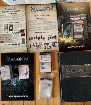 Maladum Dungeons of Enveron no component game