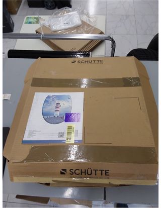 Schütte Asiento de inodoro con diseño de torre de