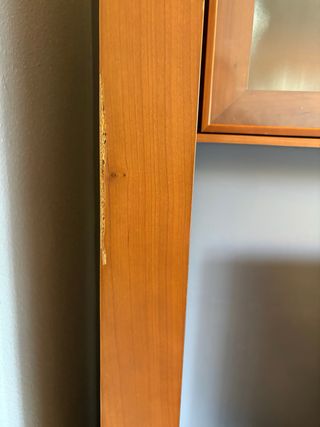 Salón compuesto por mueble, mesas y sillas