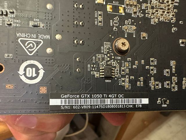 MSI Geforce GTX 1050 Ti 4GT OC Tarjeta Gráfica