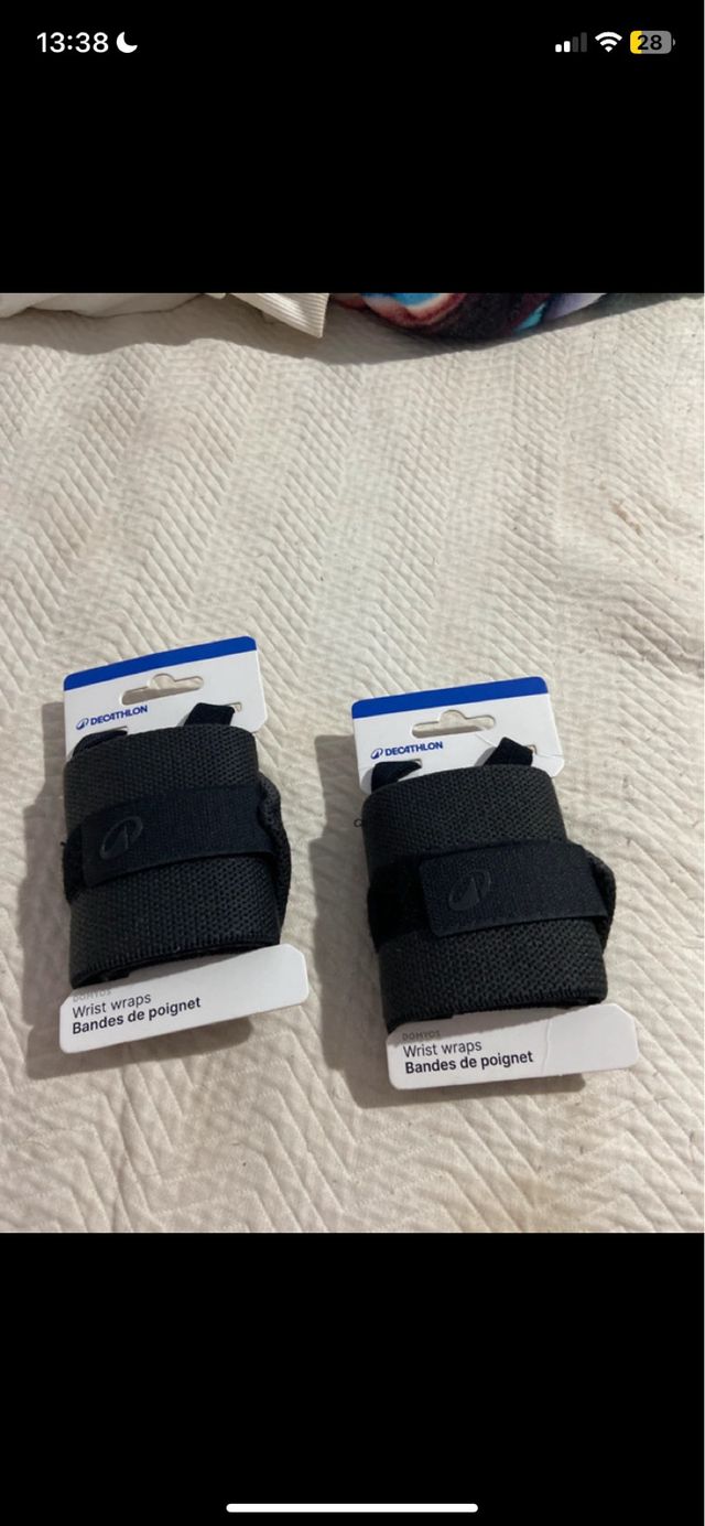 Muñequeras Decathlon Negras (2 unidades)