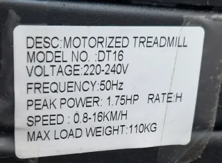 Cinta de correr Bodytone DT16 plegable