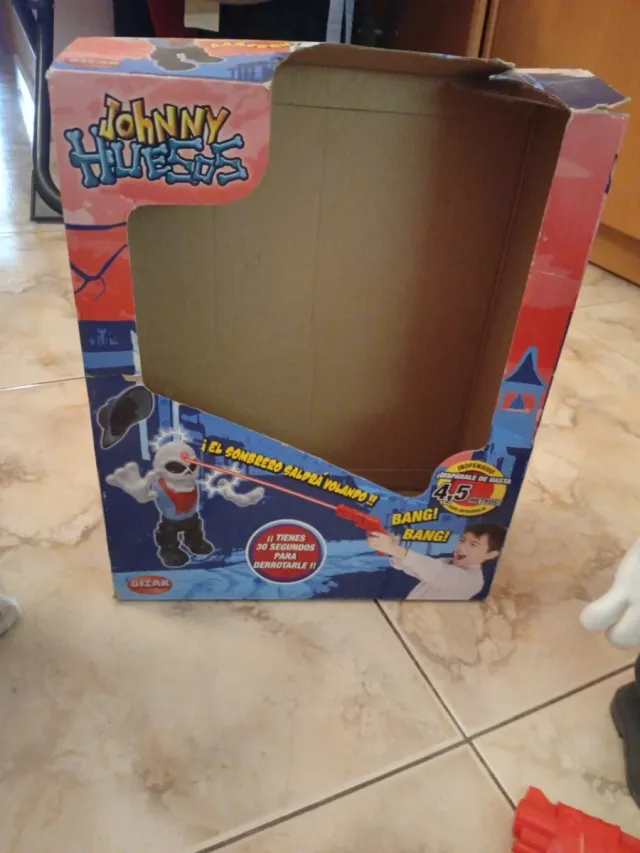 Juguete Johnny Huesos con Pistola Roja