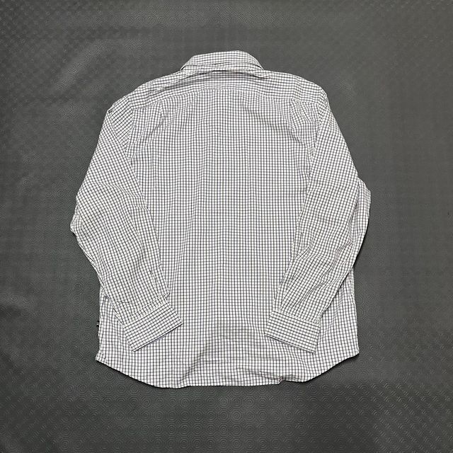 Camisa Nautica Clássica XXL Azul e Branca