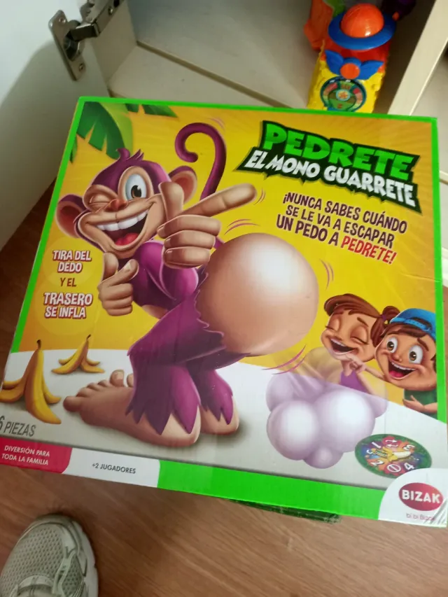 Pedrete el Mono Guarrete juego de mesa Bizak