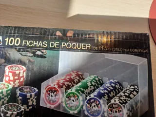 100 Fichas de Póker 11,5g Holográficas