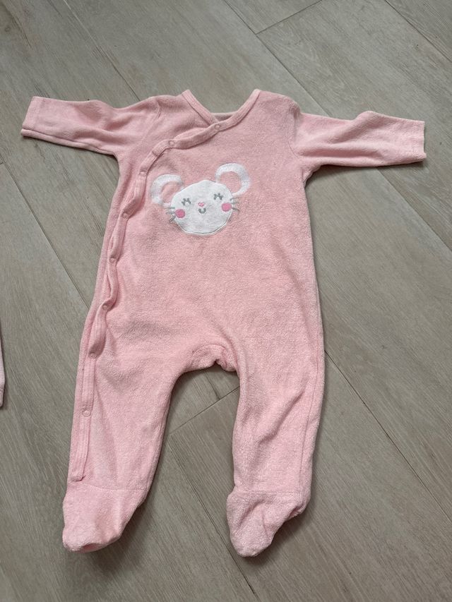 4 pijamas bebé niña