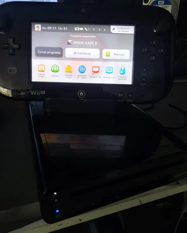 Nintendo Wii U 32GB Negra con error
