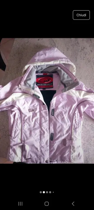 Giacca da sci donna lilla