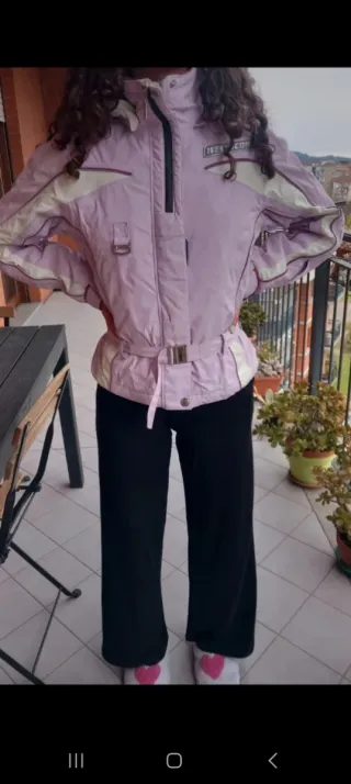 Giacca da sci donna lilla