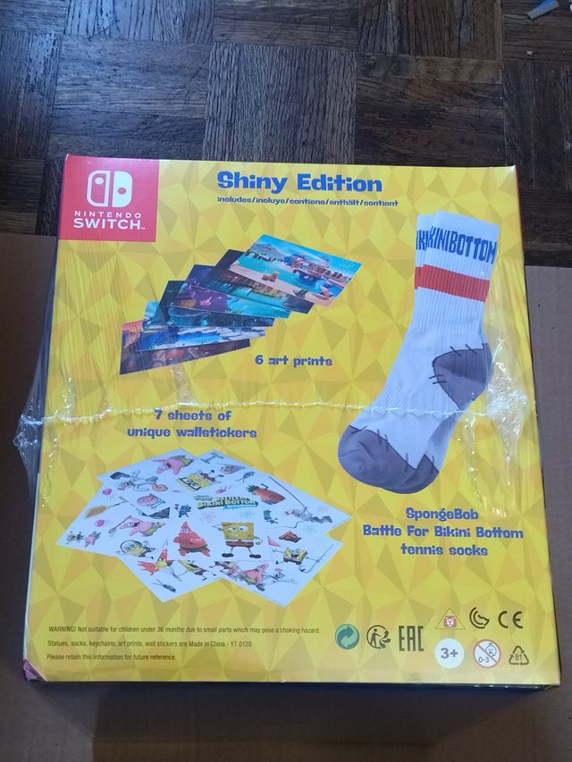 Bob Esponja Batalla por fondo bikini Shiny Switch