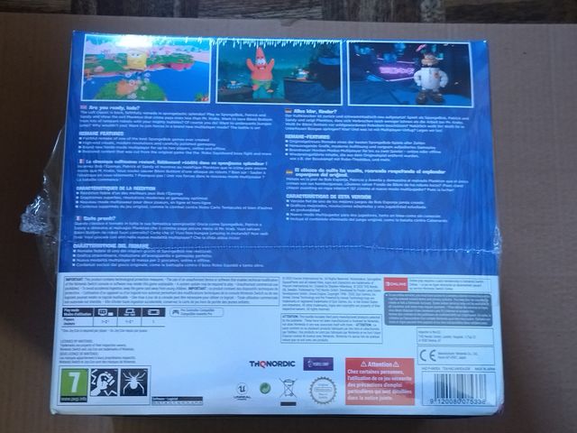 Bob Esponja Batalla por fondo bikini Shiny Switch