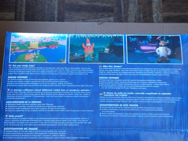 Bob Esponja Batalla por fondo bikini Shiny Switch