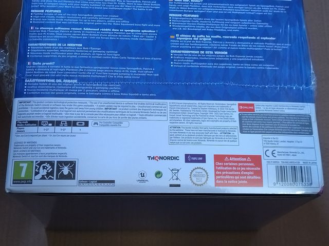 Bob Esponja Batalla por fondo bikini Shiny Switch