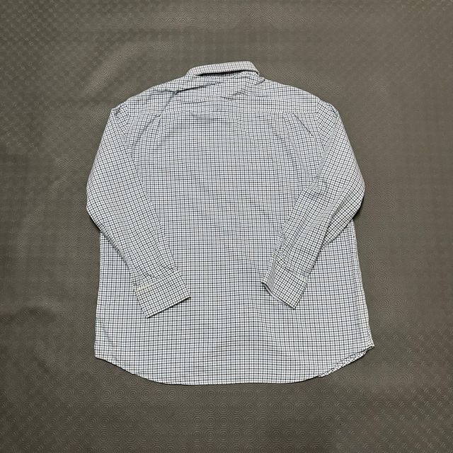 Camisa Nautica XL Azul e Branca 100% Algodão