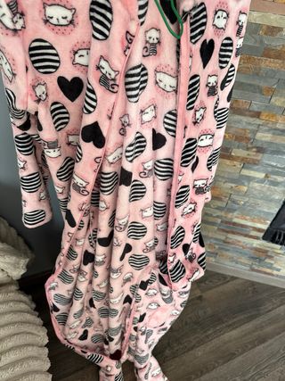 Pijama Entero Mujer Gatos y Círculos