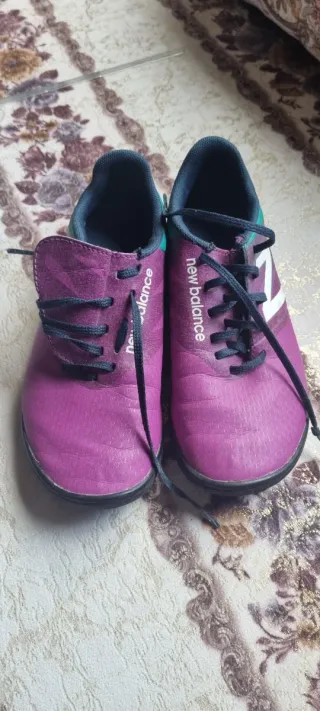 Zapatos New Balance Juveniles Morado/Verde