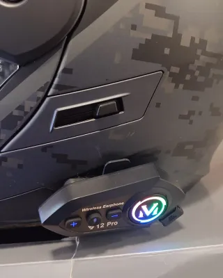 Casco Moto HJC C80 Talla M + Intercom