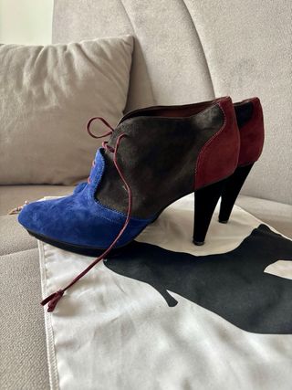 Botines Paul Smith Ante Azul/Marrón